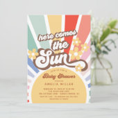 ここ来でSun Baby Shower 招待状 (スタンド正面)