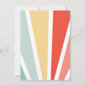 ここ来でSun Baby Shower 招待状 (裏面)