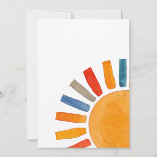 ここ来でSun Baby Shower 招待状 (裏面)