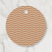 ここ来でSun Boho Baby Shower |メッセージカード フェイバータグ (裏面)