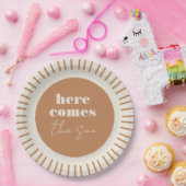 ここ来でSun Boho Baby Shower |紙プレート ペーパープレート (パーティー)