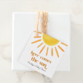 ここ来でSun Boy Baby Shower フェイバータグ (インサイチュ)