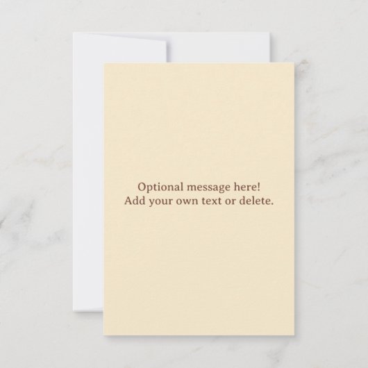 ここ来でThe Son Baby Shower Book Request 招待状 (裏面)