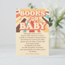 ここ来でThe Son Baby Shower Book Request 招待状