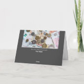 ここ来には少しの現金注入ユーロ紙幣があります カード (裏面)