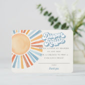 ここ来にソンサンシャインボーイおむつラッフルカード エンクロージャーカード (スタンド正面)