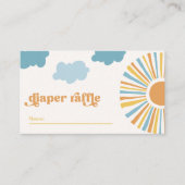 ここ来に太陽おむつラッフルカード エンクロージャーカード (正面)