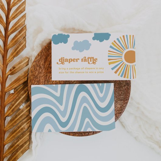 ここ来に太陽おむつラッフルカード エンクロージャーカード