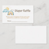 ここ来に息子おむつラッフルカード エンクロージャーカード (正面/裏面)