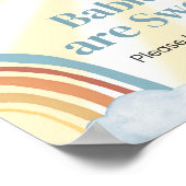 ここ来に息子のレトロベビーは甘い ポスター (角)