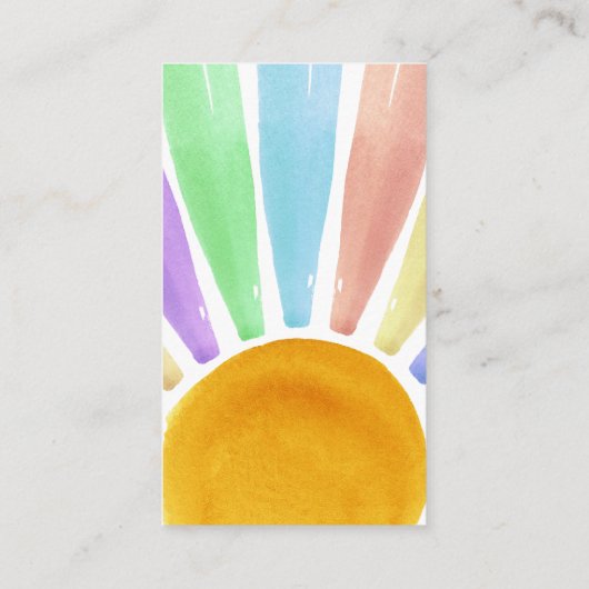 ここ来に息子のレトロ男の子の赤ちゃんシャワーおむつ エンクロージャーカード (裏面)