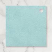 ここ来に息子の夏の男の赤ちゃんシャワー フェイバータグ (裏面)