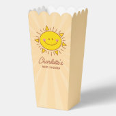 ここ来に息子の小さなサンシャイン男の子のシャワー フェイバーボックス (裏面)