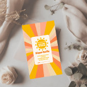 ここ来に息子の赤ちゃんシャワーおむつラッフル エンクロージャーカード