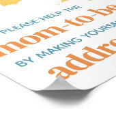 ここ来に息子の赤ちゃんシャワー封筒ステーション ポスター (角)