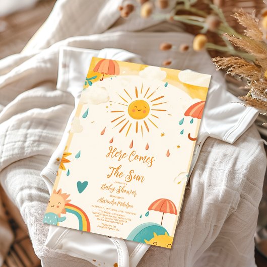 ここ来に息子の黄色の太陽 招待状