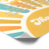 ここ来に息子サン赤ちゃんシャワーおむつラッフル ポスター (角)