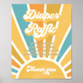ここ来に息子サン赤ちゃんシャワーおむつラッフル ポスター (正面)