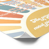 ここ来に息子サン赤ん坊シャワーベビーと言わない ポスター (角)