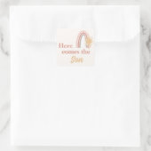 ここ来に息子ボホレインボー スクエアシール (バッグ)