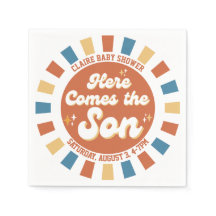 ここ来に息子レトログルーヴィ赤ちゃんシャワー誕生