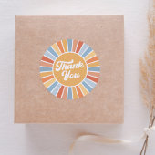 ここ来に息子レトロサンシャインボーイ赤ちゃんシャワー ラウンドシール