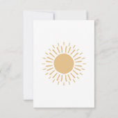 ここ来に息子レトロボホ男の子ベビースシャワー サンキューカード (裏面)