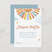 ここ来に息子 – おむつラッフルインサート エンクロージャーカード (正面/裏面)