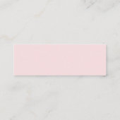 ここ来に花嫁のrsvpが挿入されます。 スキニー名刺 (裏面)