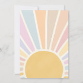 ここ来のおもしろいボホサンシャインバースデーパーティー 招待状 (裏面)