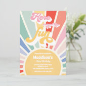 ここ来のおもしろいボホサンシャインバースデーパーティー 招待状 (スタンド正面)