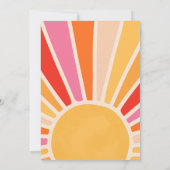 ここ来のおもしろいボホサンシャインバースデーパーティー 招待状 (裏面)