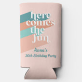 ここ来のおもしろい誕生日バチェロレットクーラーボックス スリム缶クーラー (裏面)