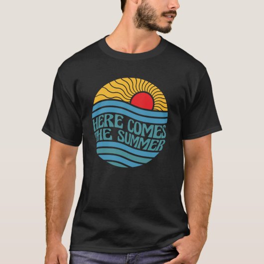 ここ来サマービーチビベス Tシャツ (正面)