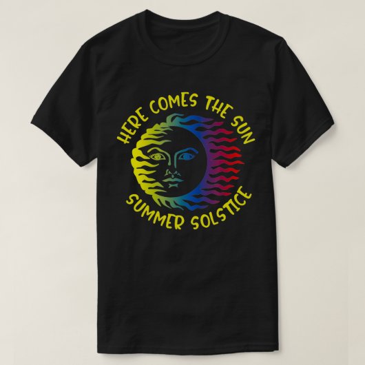ここ来サンサマー至 Tシャツ (デザイン正面)