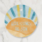 ここ来サンシャインブルーレイベビーシャワーギフト フェイバータグ (裏面)