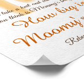 ここ来サンシャイ赤ん坊シャワーどのように大きなゲームを推測 ポスター (角)