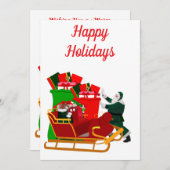 ここ来サンタクラウス シーズンカード (正面/裏面)