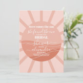 ここ来ザサンブライダルシャワー 招待状 (スタンド正面)