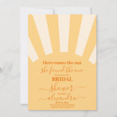 ここ来ザサンブライダルシャワー 招待状 (正面)