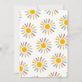 ここ来ザサンボホサンシャインファースト誕生日 招待状 (裏面)