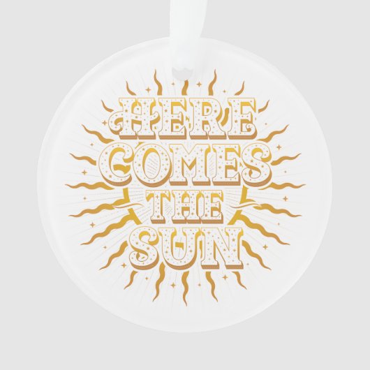 ここ来ザサン・アクリルオーナメント オーナメント (正面)