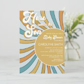 ここ来ザソンサンシャインベビーシャワー招待状 招待状 (スタンド正面)