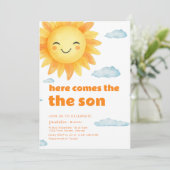 ここ来ザソンサンテーマベビーシャワー 招待状 (スタンド正面)