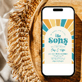 ここ来ザソンズツインズベビーシャワー招待状 招待状