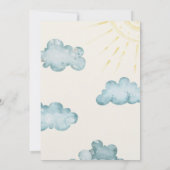 ここ来ザソンベビー招待状 招待状 (裏面)