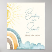 ここ来ザソンレトロベビーベビーは甘い ポスター (正面)