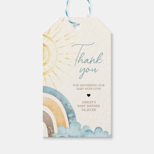 ここ来ザソンレトロメッセージカード ギフトタグ (正面)