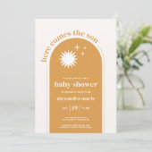 ここ来ザソン男の赤ちゃんシャワー招待状 招待状 (スタンド正面)