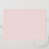 ここ来ザブライドフォイル招待状 箔招待状 (裏面)